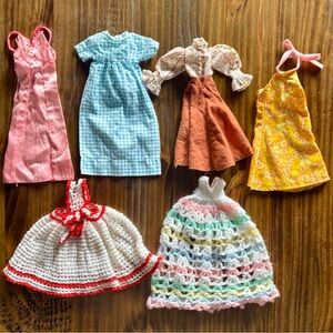 6 Piece Vintage Barbie clothing
